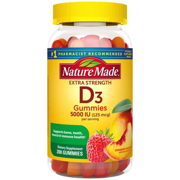 Nature Made Extra-Strength Vitamin D3 5000 IU 150 Gummies