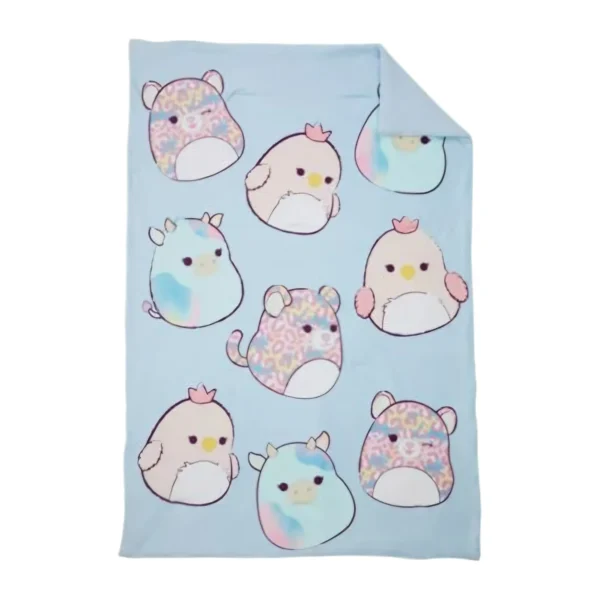 Squishmallows Snuggle Throw 50" x 70" Sweet as Squish